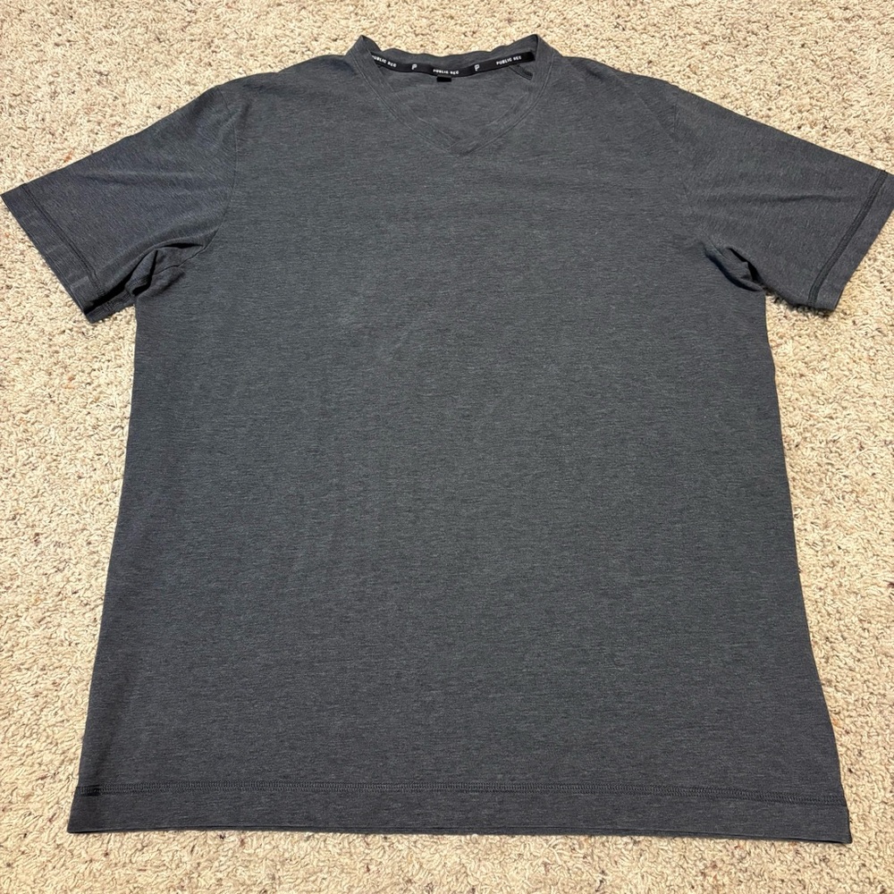 Classic Public Rec Charcoal Men's Tee
